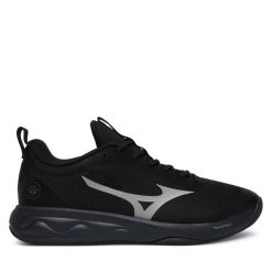 Buty halowe Mizuno. Czarne buty sportowe męskie Mizuno, bez zapięcia, mizuno wave. Za 449.99 zł.