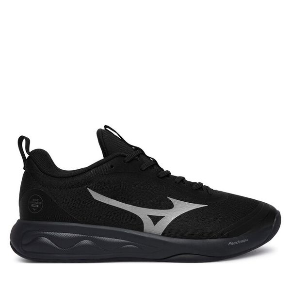Buty halowe Mizuno. Czarne buty sportowe męskie Mizuno, bez zapięcia, mizuno wave. Za 449.99 zł.