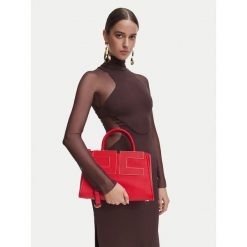 Torebka Elisabetta Franchi. Czerwone torebki do ręki damskie Elisabetta Franchi, bez wzorów, bez dodatków. Za 1,879.00 zł.