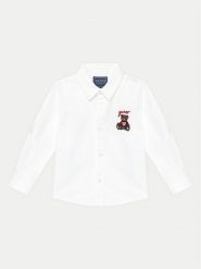 Guess Koszula I5RH00 W9CL0 Biały Regular Fit. Białe koszule dla chłopców Guess, z aplikacjami, z wiskozy, bez kołnierzyka, bez ramiączek. Za 129.99 zł.