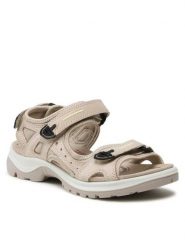 ECCO Sandały OFFROAD 06956301378 Beżowy. Brązowe sandały damskie ecco, bez wzorów, ze skóry, bez obcasa, na płaskiej podeszwie, bez zapięcia. Za 499.99 zł.