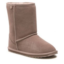 Śniegowce EMU Australia. Brązowe buty zimowe dziewczęce Emu Australia, bez zapięcia. Za 439.99 zł.