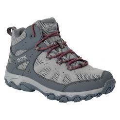 Damskie Buty Do Chodzenia Edgepoint IV Mid Cut. Zielone obuwie sportowe damskie Regatta, bez wzorów, z materiału, trekkingowe. Za 291.99 zł.