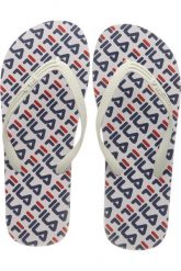 Japonki basenowe męskie Fila Troy Slipper. Białe klapki męskie Fila, z gumy. Za 27.49 zł.