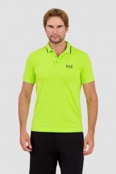 EA7 Zielona męska koszulka polo, Rozmiar XL. Zielone koszulki polo męskie EA7 Emporio Armani, l, bez wzorów, bez ramiączek. W wyprzedaży za 309.99 zł.