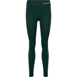 Damskie legginsy bezszwowe Hummel Zone. Zielone legginsy damskie Hummel, bez wzorów, na fitness i siłownię. Za 170.00 zł.