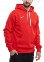 Bluza męska Nike Park 26 Fleece Hoodie czerwona IB1222 657 L. Czerwone bluzy męskie Nike, l, bez wzorów, bez kaptura. Za 235.49 zł.