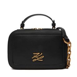 Torebka KARL LAGERFELD. Czarne torebki do ręki damskie KARL LAGERFELD, bez wzorów, klasyczne, bez dodatków. Za 1,299.00 zł.