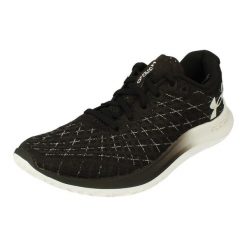 Buty biegowe męskie Under Armour FLOW Velociti Wind 2. Czarne buty sportowe męskie Under Armour, bez zapięcia, do biegania. Za 540.99 zł.