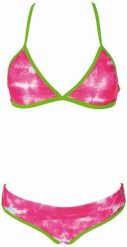 Strój kąpielowy damski dwuczęściowy bikini na basen Arena Clouds Light. Czerwone bikini damskie Arena, l, bez wzorów. Za 51.98 zł.