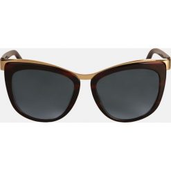 Brązowe okulary przeciwsłoneczne. Okulary przeciwsłoneczne damskie marki Kazar. Za 399.00 zł.
