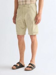 MESKIE SZORTY WRANGLER PK CARGO SHORT ELMWOOD 112378912. Szorty męskie Wrangler, bez wzorów, z materiału. Za 149.99 zł.