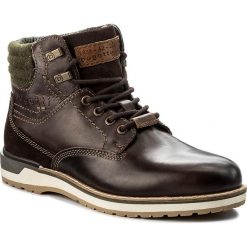 Kozaki BUGATTI - 321-35630-1200-6100 Dark Brown. Brązowe kozaki męskie Bugatti, z materiału. W wyprzedaży za 329.00 zł.