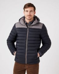 WRANGLER PUFFER JACKET MĘSKA KURTKA PRZEJŚCIOWA BLACK W4B1WA100 112319309. Czarne kurtki męskie Wrangler, l, bez wzorów, bez kaptura. Za 269.99 zł.