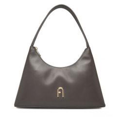 Torebka Furla. Szare torebki do ręki damskie Furla, bez wzorów, klasyczne, bez dodatków. Za 1,459.00 zł.