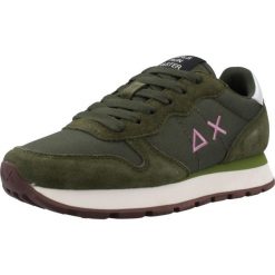 Buty SUN68 ALLY SOLID NYLON Zielony. Czerwone obuwie sportowe damskie SUN68, bez wzorów, z nylonu, na fitness i siłownię. Za 269.99 zł.