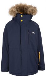 Trespass Ultimately – Męska kurtka przeciwdeszczowa Tp50 Navy. Niebieskie kurtki męskie 2117 OF SWEDEN, l, z aplikacjami, z futra, bez kaptura. Za 219.90 zł.