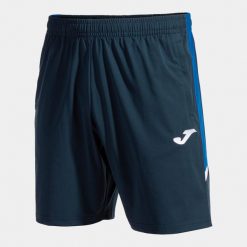 Szorty Joma Toledo. Niebieskie krótkie spodenki sportowe męskie Joma, l, z aplikacjami, z materiału. Za 225.50 zł.