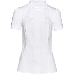 Bluzka w rustykalnym stylu bonprix biały. Bluzki damskie marki bonprix. Za 59.99 zł.