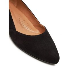 Baleriny R.Polański. Czarne baleriny damskie R.Polański, bez wzorów, bez obcasa. Za 289.99 zł.