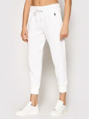 Polo Ralph Lauren Spodnie dresowe Akl 211794397002 Biały Regular Fit. Białe spodnie dresowe damskie Polo Ralph Lauren, xl, bez wzorów, z bawełny. Za 399.99 zł.