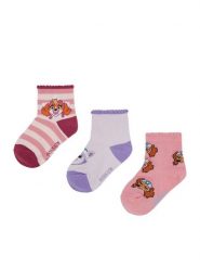 Paw Patrol Skarpety długie CEO-ACCCS-AW26-108PAW(3-PACK) Różowy. Czerwone bielizna dla dziewczynek Paw Patrol, bez wzorów, z bawełny. Za 29.99 zł.