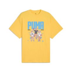 Puma Koszulka Dylan S World 63025701. Żółte koszulki sportowe męskie Puma, l, bez wzorów, z bawełny, bez kołnierzyka, bez ramiączek, do koszykówki. Za 101.99 zł.