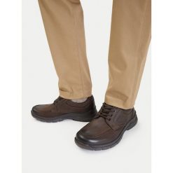 Półbuty Go Soft. Brązowe półbuty na co dzień męskie GO SOFT, bez zapięcia. Za 249.99 zł.