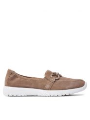 Caprice Półbuty 9-24708-42 Brązowy. Brązowe półbuty damskie Caprice, bez wzorów, ze skóry, bez obcasa, bez zapięcia. Za 254.99 zł.
