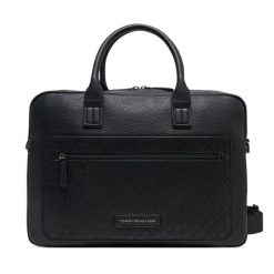 Torba na laptopa Tommy Hilfiger. Czarne torby na laptopa męskie Tommy Hilfiger, bez wzorów. Za 799.99 zł.