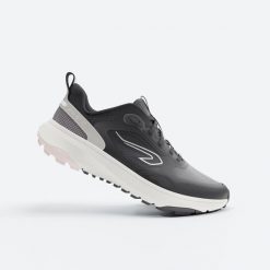 Second Life - Buty do biegania damskie Kiprun JF190 Grip - Stan Zadowalający. Białe obuwie sportowe damskie KALENJI, bez wzorów, z poliesteru, do biegania. Za 109.99 zł.