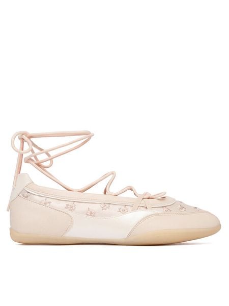 Aldo Baleriny Arabelia 14296223 Écru. Białe baleriny damskie Aldo, bez wzorów, ze skóry, bez obcasa. Za 299.99 zł.