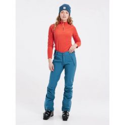 Spodnie narciarskie dla kobiet Protest Lole Softshell. Niebieskie spodnie materiałowe damskie Protest, bez wzorów, z softshellu. Za 510.50 zł.