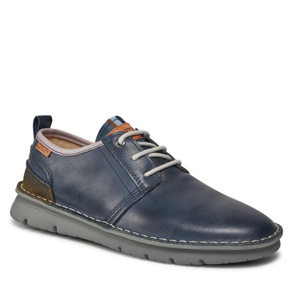 Półbuty Pikolinos. Niebieskie półbuty na co dzień męskie Pikolinos, bez zapięcia. Za 399.99 zł.