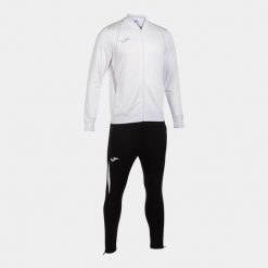 Dziecięcy dres Joma Championship VII. Białe spodnie sportowe dla chłopców Joma, bez wzorów, z dresówki, sportowe, na fitness i siłownię. Za 374.00 zł.