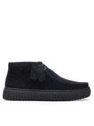 Clarks Trzewiki Torhill Hi 26173664 Czarny. Czarne botki męskie Clarks, bez wzorów, ze skóry, bez zapięcia. Za 479.99 zł.