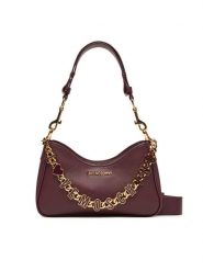 LOVE MOSCHINO Torebka JC4070PP1NL1355A Bordowy. Czerwone torebki do ręki damskie Love Moschino, bez wzorów, ze skóry, bez dodatków. Za 909.99 zł.