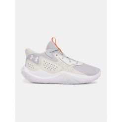Buty do koszykówki Under Armour Jet' 23. Szare obuwie sportowe damskie Under Armour, bez wzorów, do koszykówki. Za 289.99 zł.