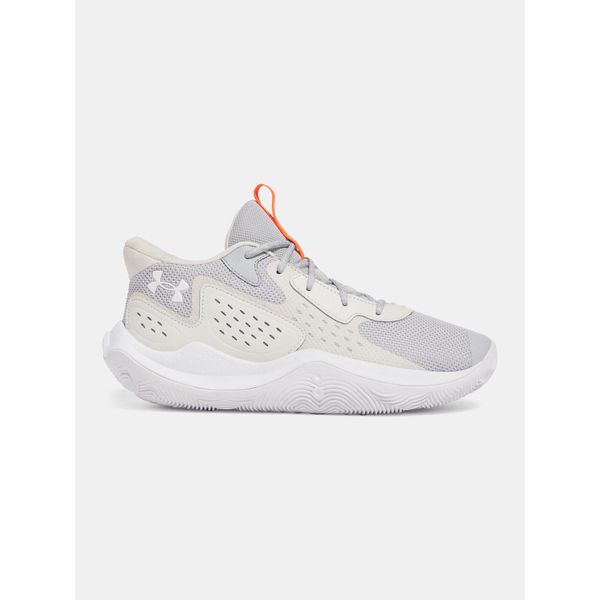 Buty do koszykówki Under Armour Jet' 23. Szare obuwie sportowe damskie Under Armour, bez wzorów, do koszykówki. Za 289.99 zł.