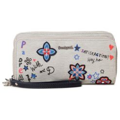 Desigual Portfel Damski Szary Mone Shibuya Two Lev. Portfele damskie marki Desigual. Za 249.00 zł.