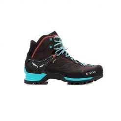 Buty trekkingowe damskie Salewa WS Mtn Trainer Mid Gtx. Niebieskie obuwie sportowe damskie Salewa, za kostkę, trekkingowe. Za 1,195.00 zł.