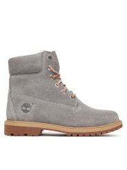 Timberland Trapery TB0A5M5NEJR1 Szary. Szare śniegowce i trapery damskie Timberland, ze skóry. Za 999.99 zł.