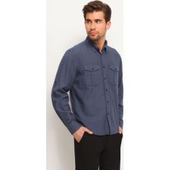 KOSZULA DŁUGI RĘKAW MĘSKA REGULAR FIT. Koszule męskie marki TOP SECRET. W wyprzedaży za 59.99 zł.