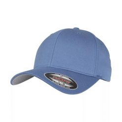 Czapka Z Daszkiem Wooly Combed. Niebieskie czapki i kapelusze damskie FLEXFIT, bez wzorów. Za 67.99 zł.