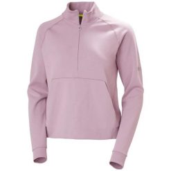 Bluza damska 1/2 zip Helly Hansen HP Tech. Fioletowe bluzy damskie Helly Hansen, s, bez wzorów, z bawełny, bez kaptura. Za 428.10 zł.