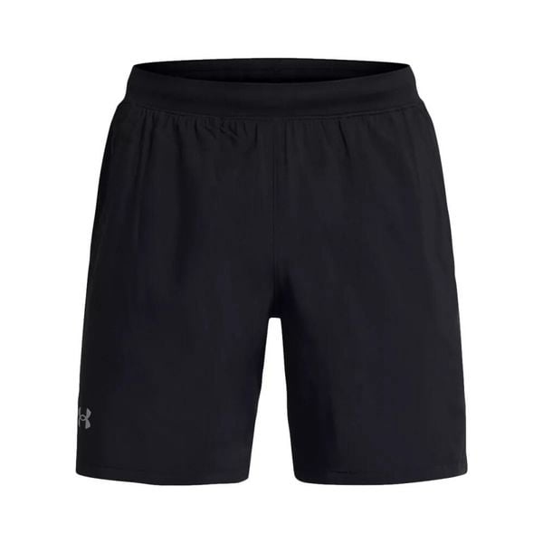 Szorty Under Armour Launch 7". Czarne krótkie spodenki sportowe męskie Under Armour, m, bez wzorów, z dzianiny, do biegania. Za 213.03 zł.