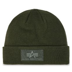 Czapka Alpha Industries. Zielone czapki i kapelusze męskie Alpha Industries, na zimę, bez wzorów. Za 139.99 zł.