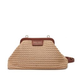 Torebka Marciano Guess. Brązowe listonoszki damskie Marciano Guess, z aplikacjami, bez dodatków. Za 409.99 zł.