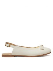 Tommy Hilfiger Sandały Ballerina Chanel T4A3-33929-0206 S Écru. Sandały dziewczęce Tommy Hilfiger, ze skóry, bez zapięcia. Za 389.99 zł.
