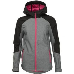 Kurtka softshell damska LOAP LADANA, S, szaro-czarna. Brązowe kurtki sportowe damskie ZEAGLE, s, bez wzorów, z softshellu, bez kaptura, trekkingowe. Za 261.99 zł.